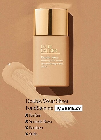 Estee lauder doble wear 20 spf koruma 