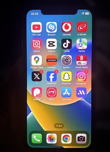 IPHONE X 256 GB-PİL 100 TR KAYITLI FACE İD PASİF