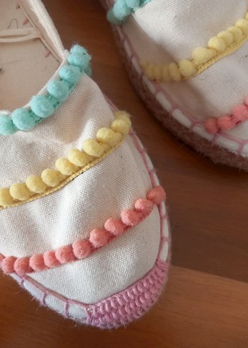 Renkli Nakışlı Kadın Espadril - Görsel 2