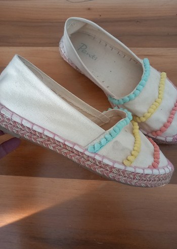 Renkli Nakışlı Kadın Espadril - Görsel 3