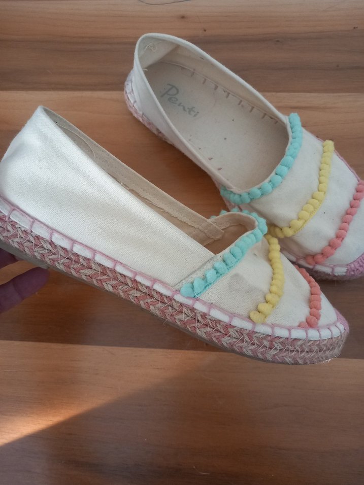 Renkli Nakışlı Kadın Espadril - Görsel 3