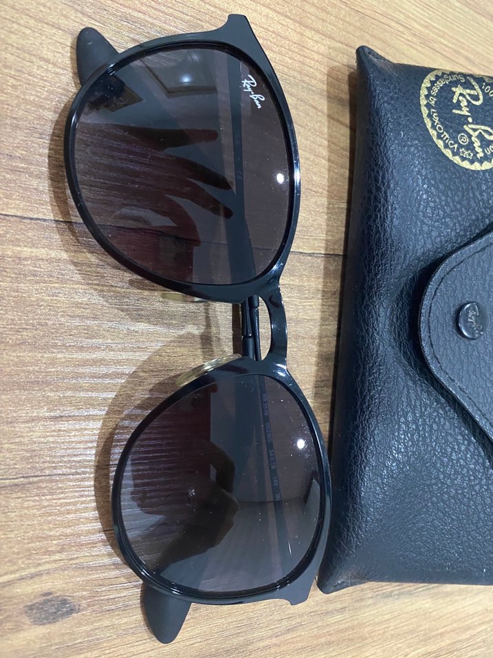 Kemerli Siyah Kadın Gözlük Kılıfı - Görsel 2