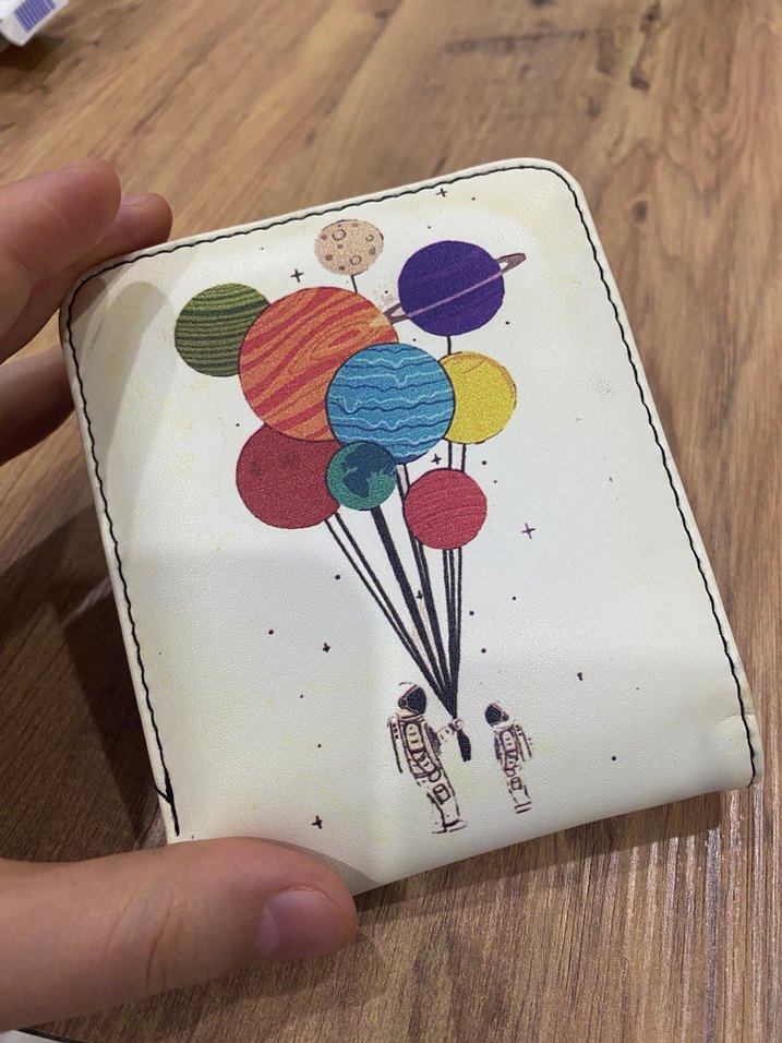 Bohem Çok Renkli Deri Kadın Cüzdanı - Görsel 2