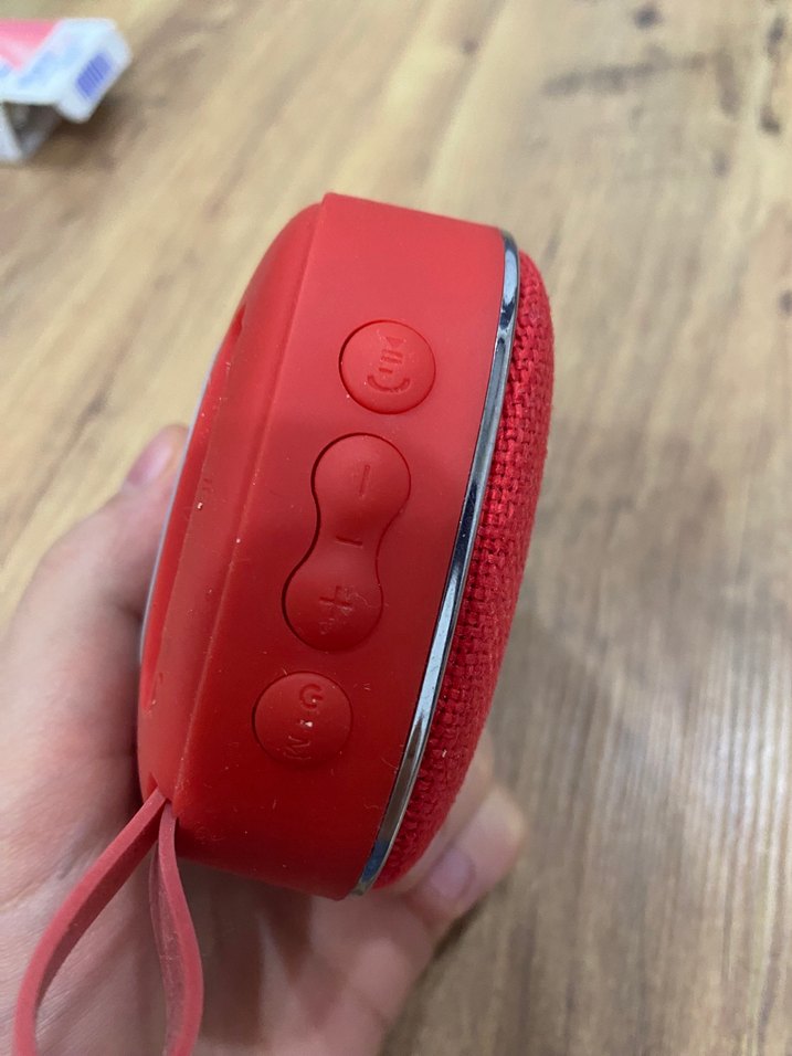 Kırmızı Bluetooth Hoparlör - Görsel 3