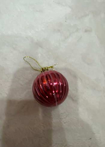 Kırmızı Yeni Yıl Süsleri Seti - Görsel 10