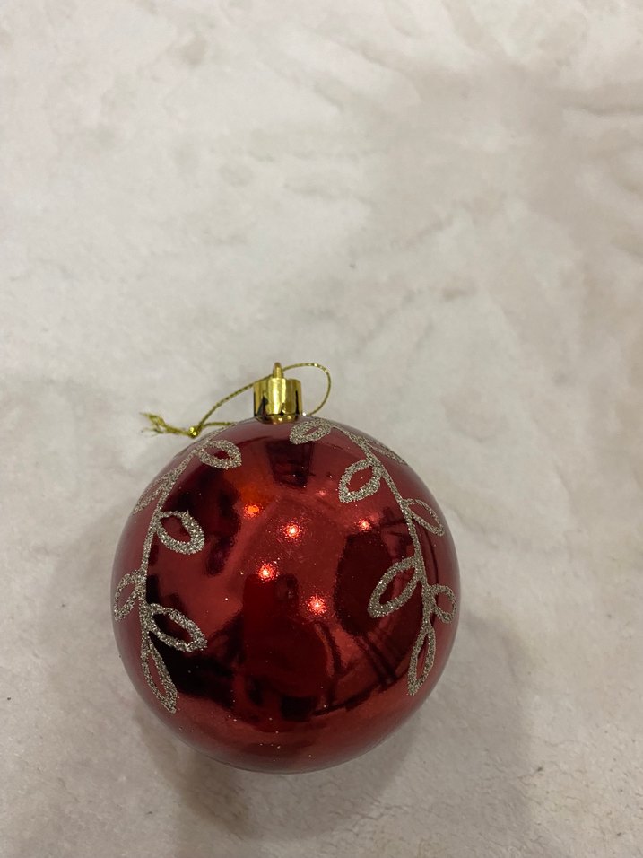 Kırmızı Yeni Yıl Süsleri Seti - Görsel 4