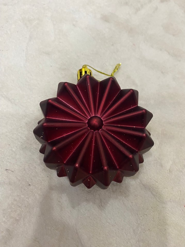 Kırmızı Yeni Yıl Süsleri Seti - Görsel 2