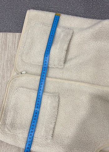 Kadın Beyaz Fermuarlı Kolsuz Yelek - Görsel 5