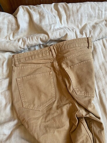 38 Beden camel Renk Kot pantolon
