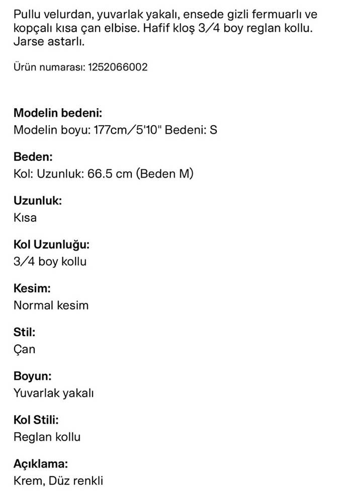 H&M beyaz pullu elbise - Görsel 4