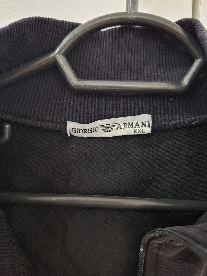 Fermuarlı Siyah Erkek Sweatshirt - Görsel 3