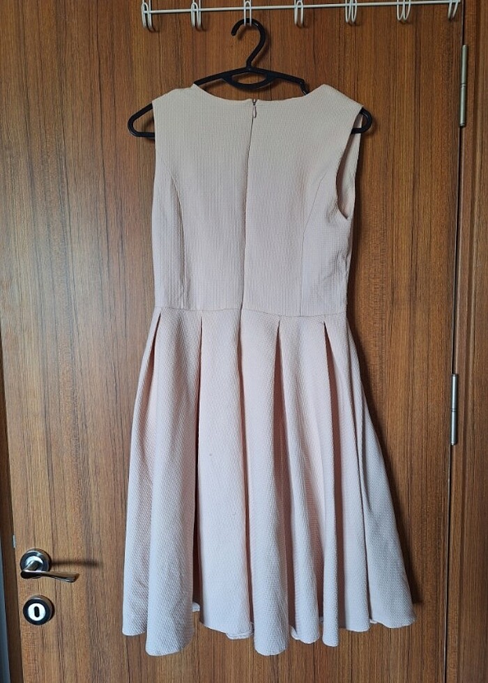 Toz pembe abiye elbise - Görsel 2