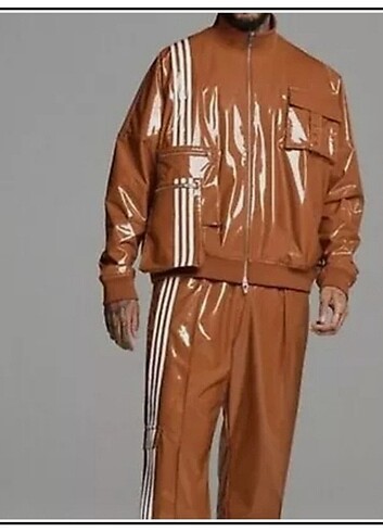 adidas ivy park unisex latex kumaş mont