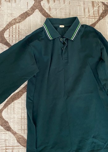 m Beden Yeşil Polo Yaka Okul forması