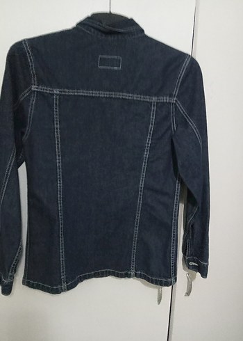 CHRONO Gri Erkek Kot Ceketi - Görsel 3