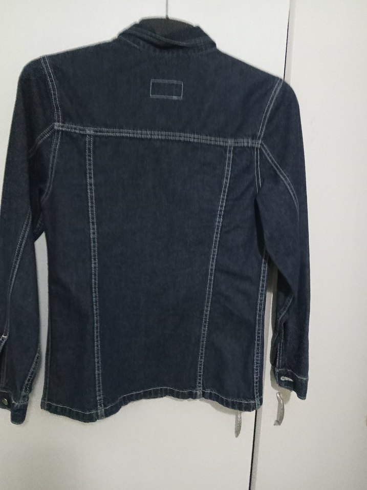 CHRONO Gri Erkek Kot Ceketi - Görsel 3