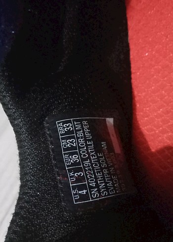 36 Beden Skechers Mavi Erkek Çocuk Spor Ayakkabısı