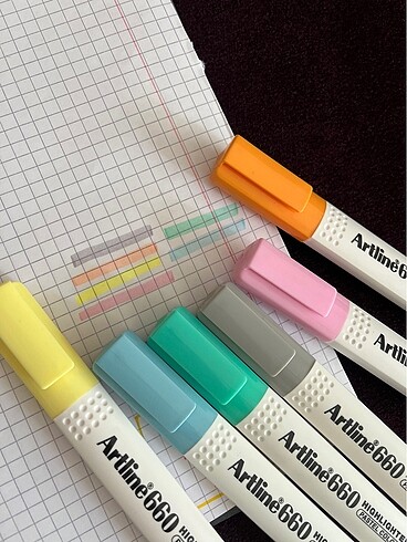  Artline fosforlu kalem seti