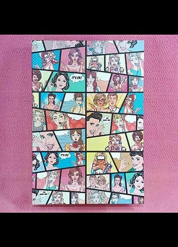  Beden POP ART RESİMLİ KİTAP FORMLU BÜYÜK KUTU