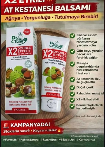 Dr. C. Tuna Çift Etkili At Kestanesi Balzamı - Görsel 2