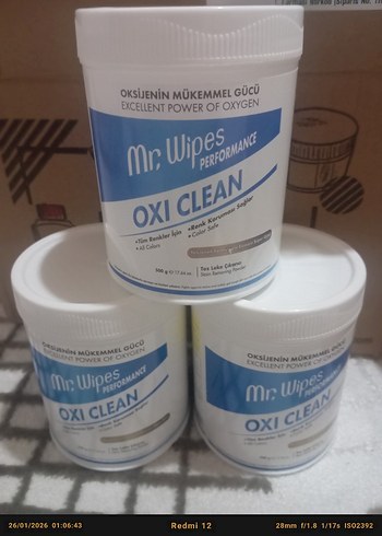 Mr. Wipes Oxi Clean Yüz Temizleyici 500g - Görsel 2