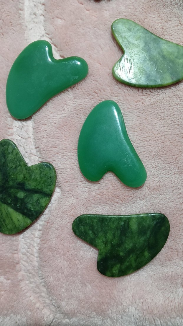 gua sha doğal taş - Görsel 2