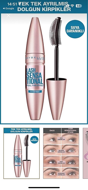 Maybelline maskara