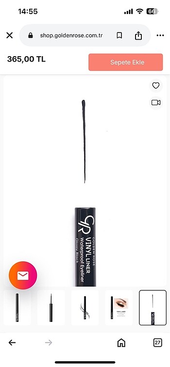 Golden Rose Golden rose likit eyeliner