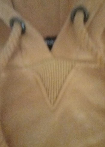 Bejtarcin rengi Kapüşonlu Rahat Kesim Kadın Sweatshirt - Görsel 3