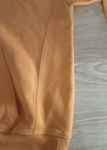 Bejtarcin rengi Kapüşonlu Rahat Kesim Kadın Sweatshirt - Görsel 12