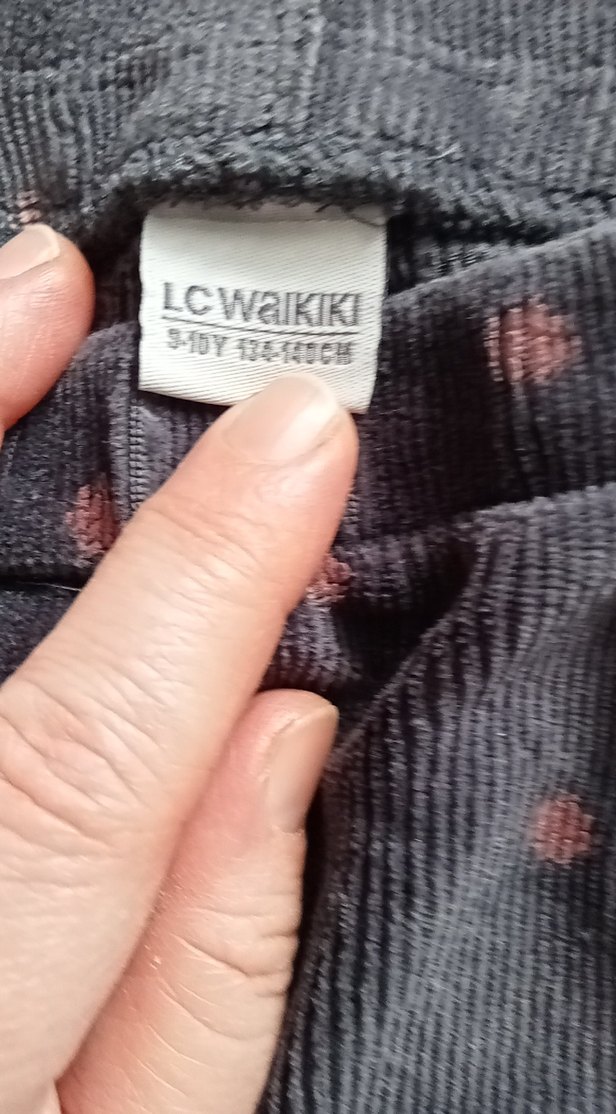 pembe Nakışlı Örgü Kız Kazak üçlü - Görsel 5