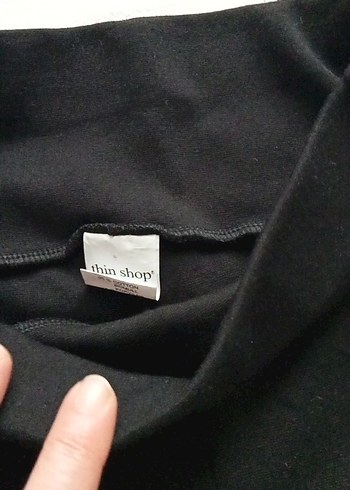 Siyah Basic Kadın Tayt - Görsel 6