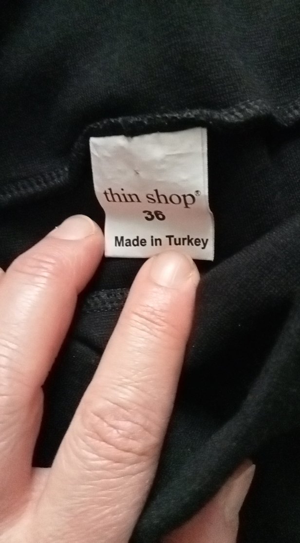 Siyah Basic Kadın Tayt - Görsel 5