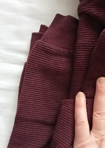 Bordo Kapüşonlu erkekSweatshirt ikili bin fiyatıdır - Görsel 8