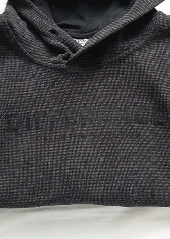 Bordo Kapüşonlu erkekSweatshirt ikili bin fiyatıdır - Görsel 4