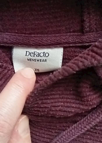 Bordo Kapüşonlu erkekSweatshirt ikili bin fiyatıdır - Görsel 3