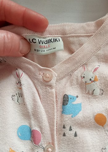 Kız Çocuk Uzun Kollu Pamuklu Baskılı Tişört - Görsel 7