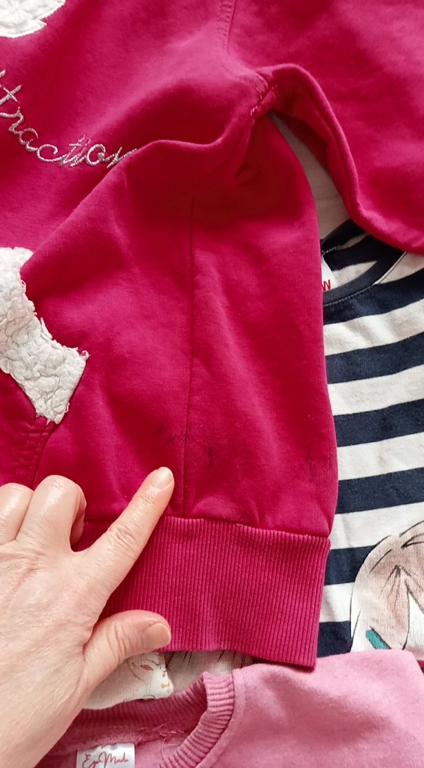 Kız Çocuk Uzun Kollu Pamuklu Baskılı Tişört - Görsel 5