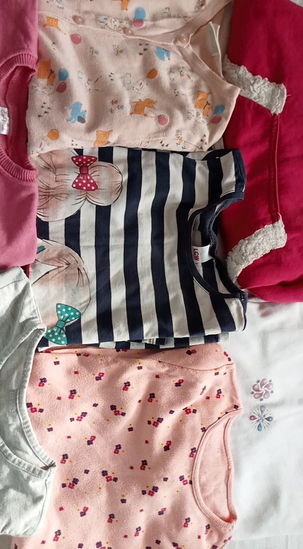 Kız Çocuk Uzun Kollu Pamuklu Baskılı Tişört - Görsel 3