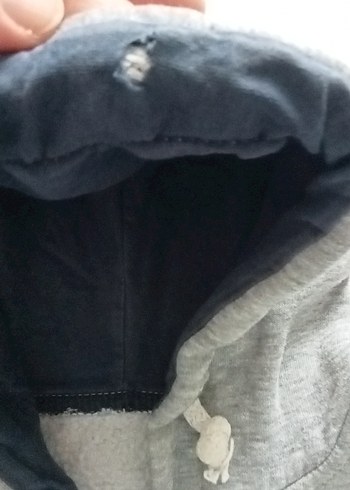 erkek çocuk kapşonlu sweatshirt 6"7 yas - Görsel 3