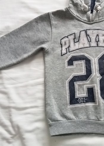 erkek çocuk kapşonlu sweatshirt 6"7 yas - Görsel 5