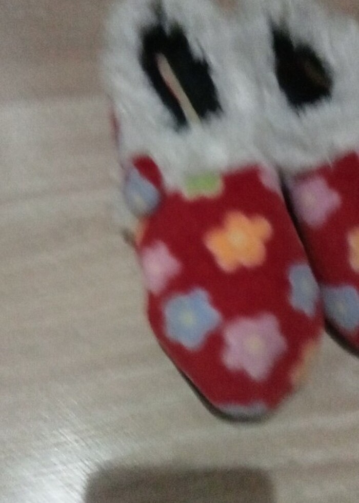 Bayan ev patiği çocuk da giyebilir genç de 36 numara - Görsel 2