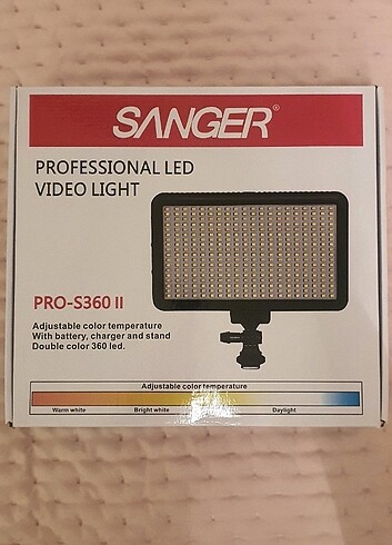 Sanger Profesyonel Video Isigi
