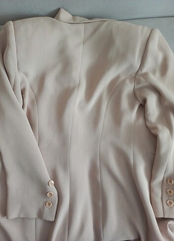 42 Beden camel Renk Vintage Blazer Ceket