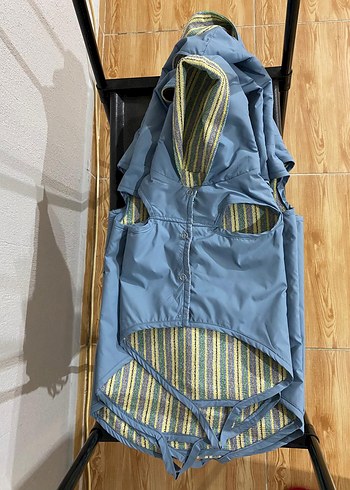 Düğmeli Mavi Sokak Stili Köpek Kıyafeti - Görsel 4