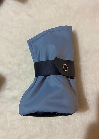 Siyah Zebra Desenli su geçirmez köpek ayakkabısi - Görsel 3