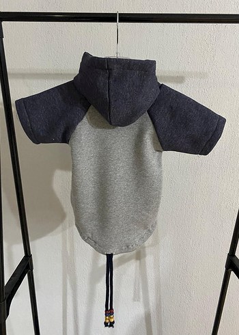 Koyu ve Açık Gri Örgü Köpek Kıyafeti - Görsel 2