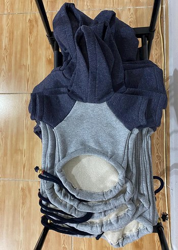 Koyu ve Açık Gri Örgü Köpek Kıyafeti - Görsel 3