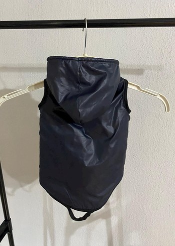 Düğmeli Gri Köpek Street Wear Kıyafeti su geçirmez yağmurluk - Görsel 3