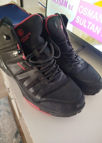 Siyah Outdoor Erkek Botları Velcro Detaylı - Görsel 2